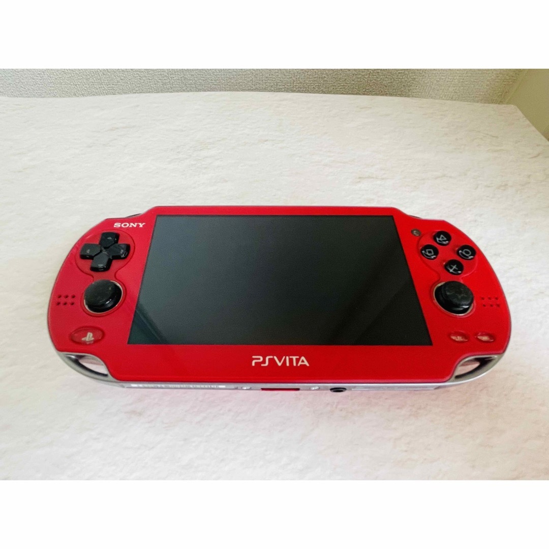 PlayStation Vita - PS vita PCH-1000 レッド プレステビータ おまけ