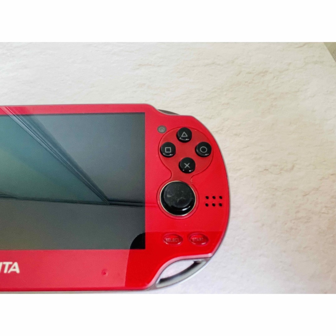 PlayStation Vita - PS vita PCH-1000 レッド プレステビータ おまけ