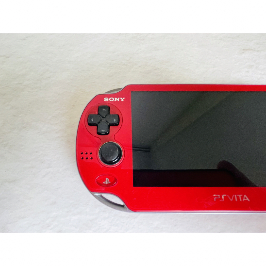 PlayStation Vita - PS vita PCH-1000 レッド プレステビータ おまけ