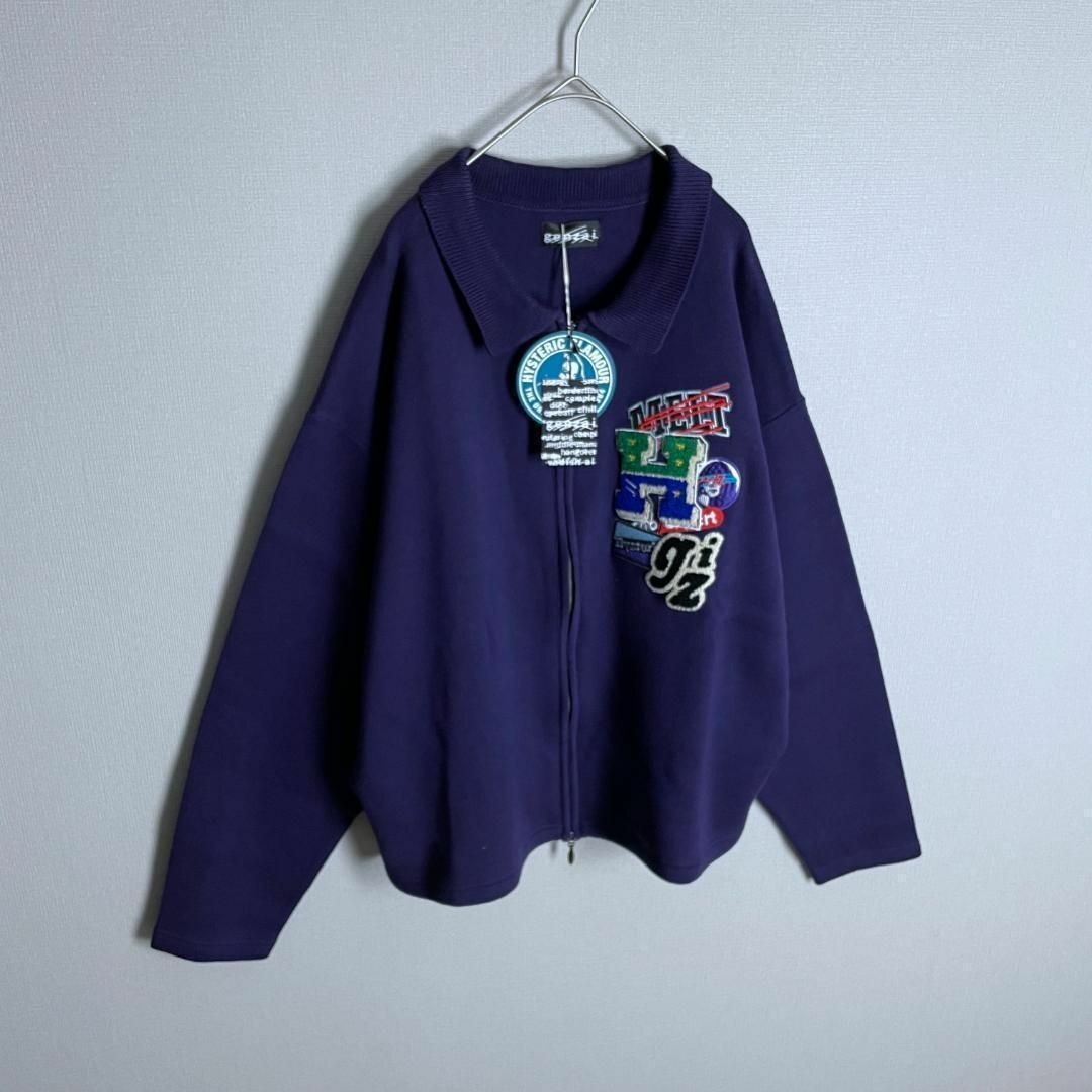 【新品☆大人気コラボモデル☆】ヒステリックグラマー ワッペン刺繍カーディガン