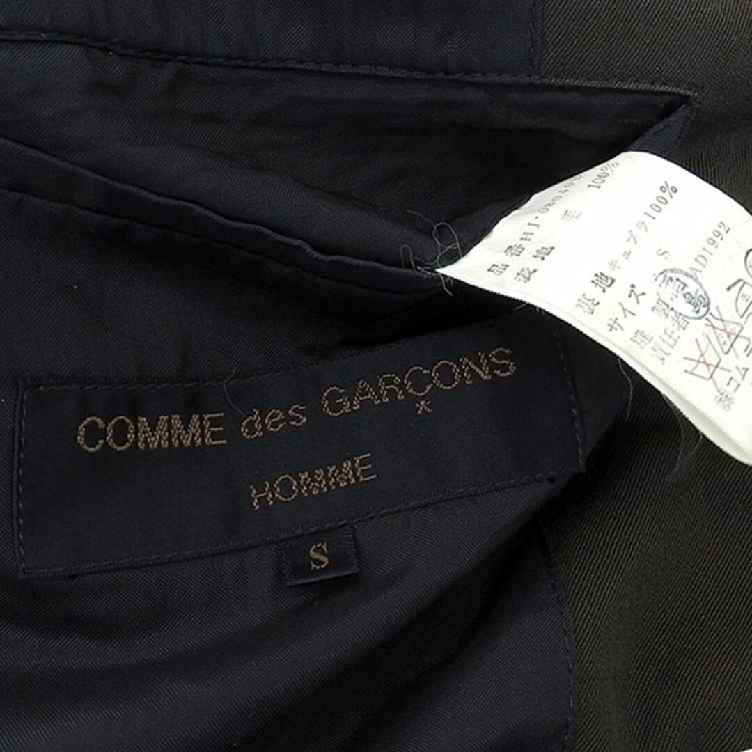 COMME des GARCONS(コムデギャルソン)のコムデギャルソン COMME des GARCONS 日本製 ウール100％ テーラードジャケット ブラック sizeS Y00805 レディースのジャケット/アウター(テーラードジャケット)の商品写真