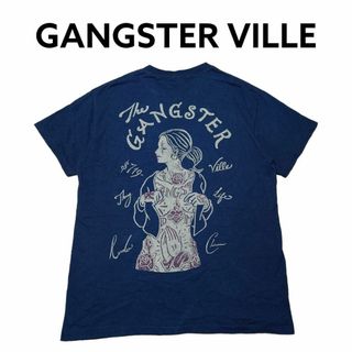 ギャングスタービル(GANGSTERVILLE)のギャングスタービル　セクシーレディ　タトゥービッグプリント　胸ポケットTシャツ(Tシャツ/カットソー(半袖/袖なし))