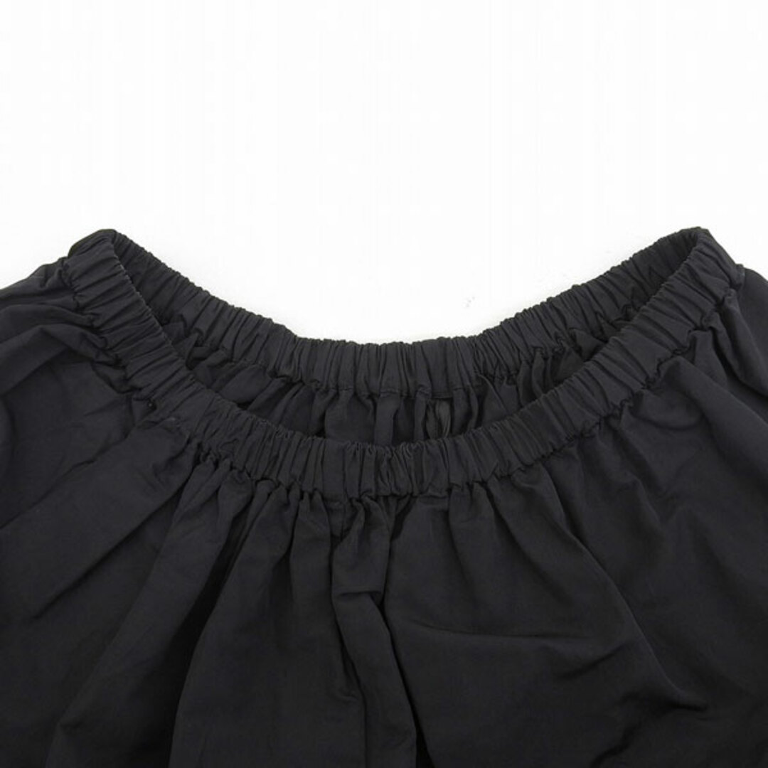 miumiu(ミュウミュウ)の美品 MIUMIU ミュウミュウ ミニスカート ブラック size38 Y00882 レディースのスカート(ミニスカート)の商品写真