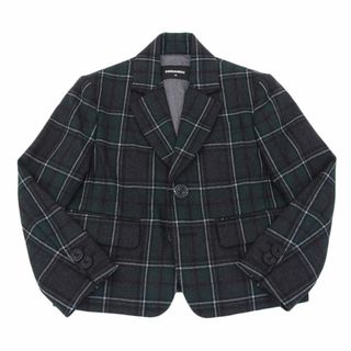 ディースクエアード(DSQUARED2)の美品 D SQUARED2 ディースクエアード ウール混 ジャケット チェック柄 レディース size40 Y00985(その他)