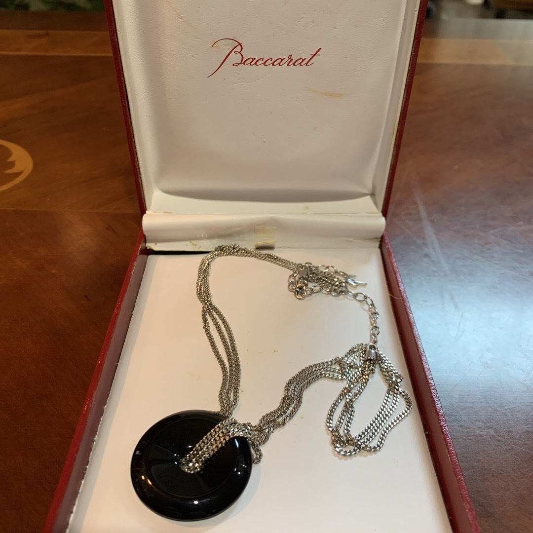 Baccarat - レア!バカラチェーン付きペンダント。ネックレス。の通販