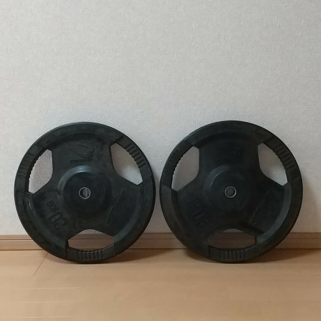 BODYMAKER ボディーメーカー 20kg ラバー プレート-