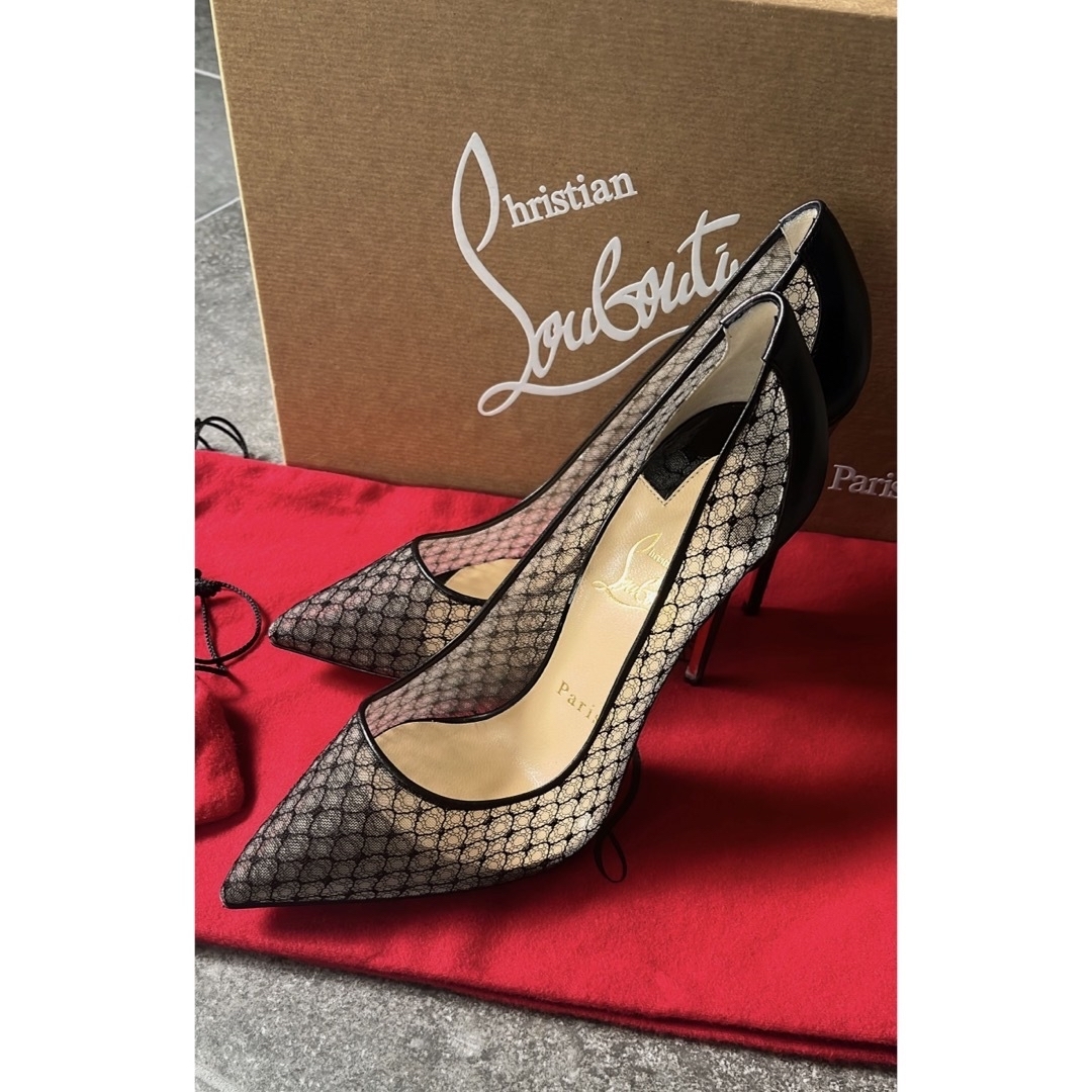 Christian Louboutin - 新品 クリスチャンルブタン レースピンヒール