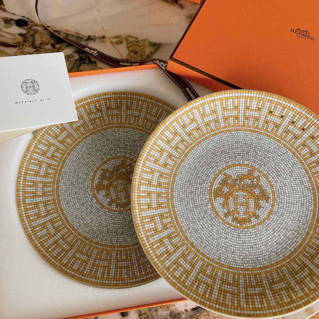 エルメス　HERMES モザイク プラチナ　ヴァンキャトル 新品未使用