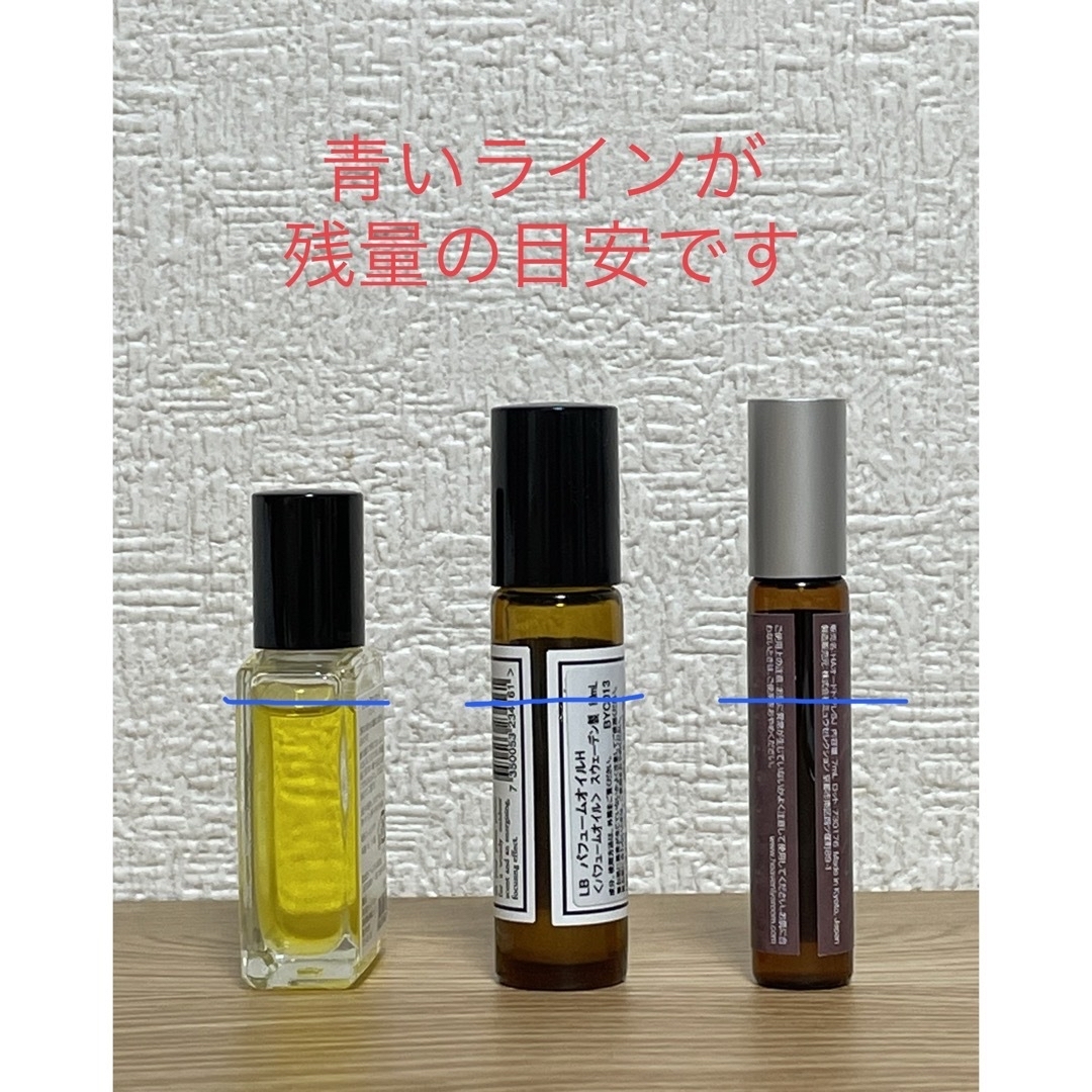 Cosme Kitchen(コスメキッチン)の人気のパロサント製品込み　ウッディ系ロールオン香水3本セット(ひのき/沈香) コスメ/美容の香水(香水(女性用))の商品写真