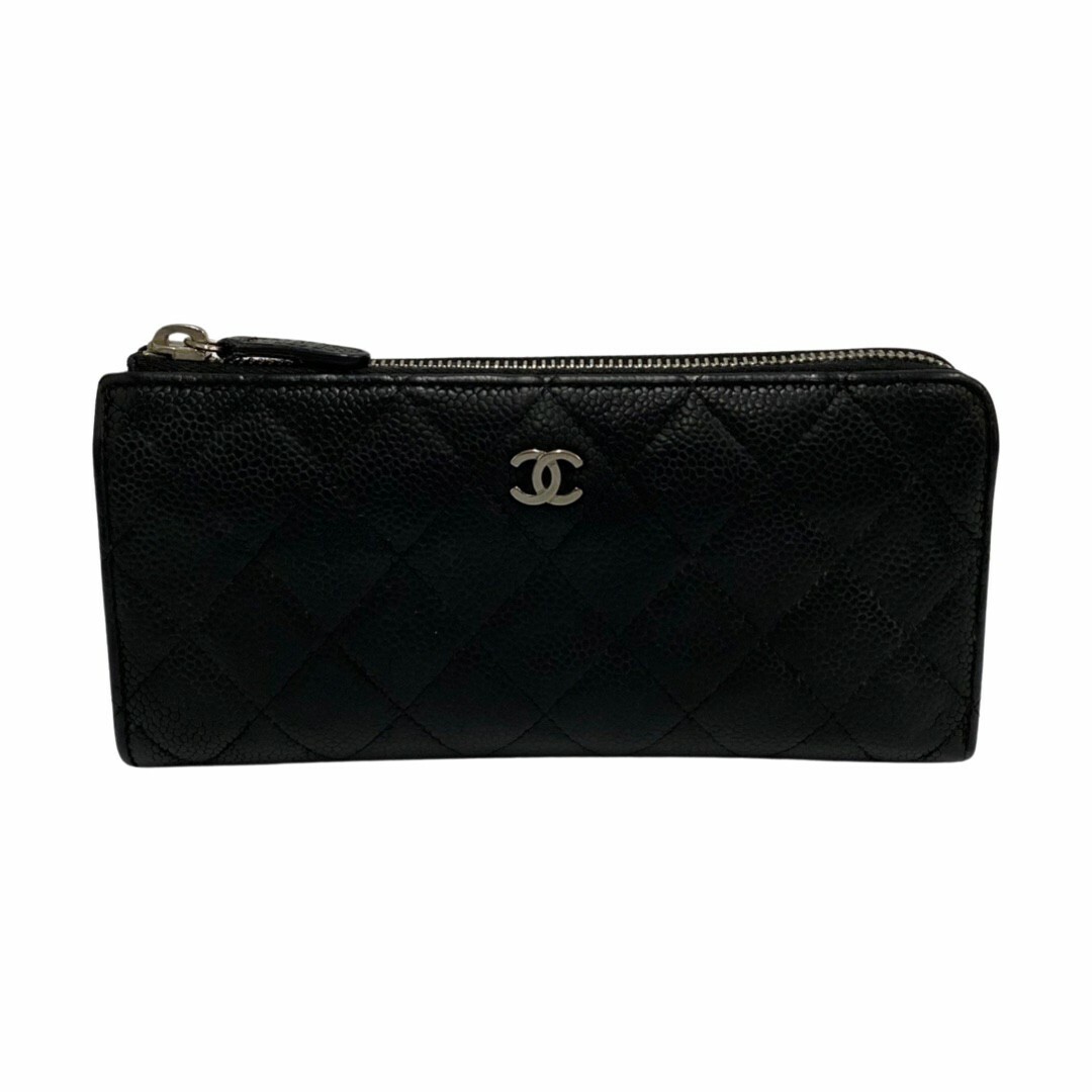 美品 シャネル CHANEL マトラッセ 長財布 ウォレット ブラック - 長財布 美品 シャネル CHANEL マトラッセ 長財布 ウォレット ブラック - 長財布