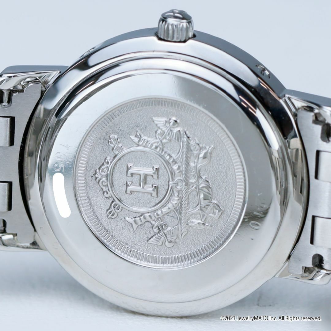 Hermes(エルメス)の【鑑別書付き】エルメス 腕時計 クリッパー CL4.210 ルビー ダイヤ レディースのファッション小物(腕時計)の商品写真