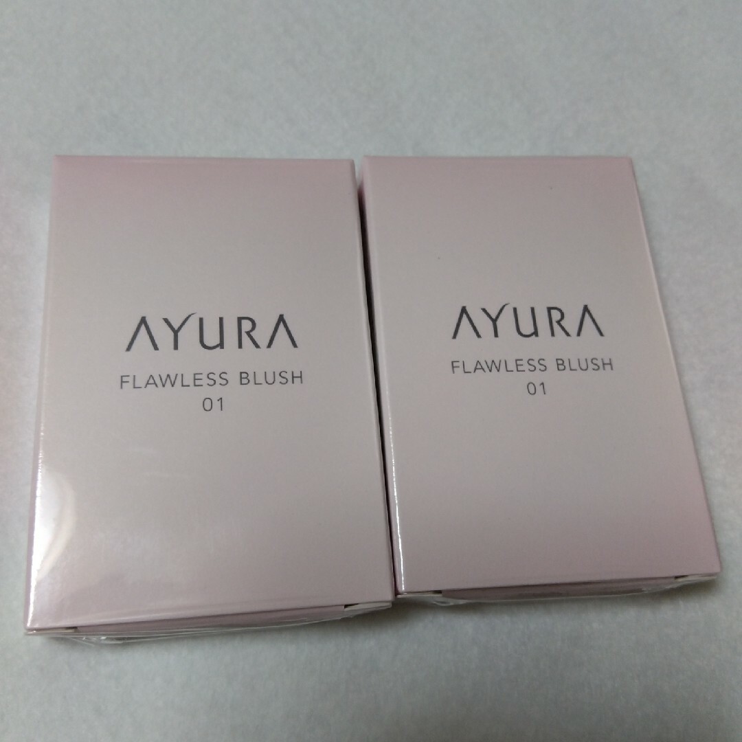 AYURA(アユーラ)のアユーラ　フローレスブラッシュ　01 チーク．レフィル2個　ピンク コスメ/美容のベースメイク/化粧品(チーク)の商品写真