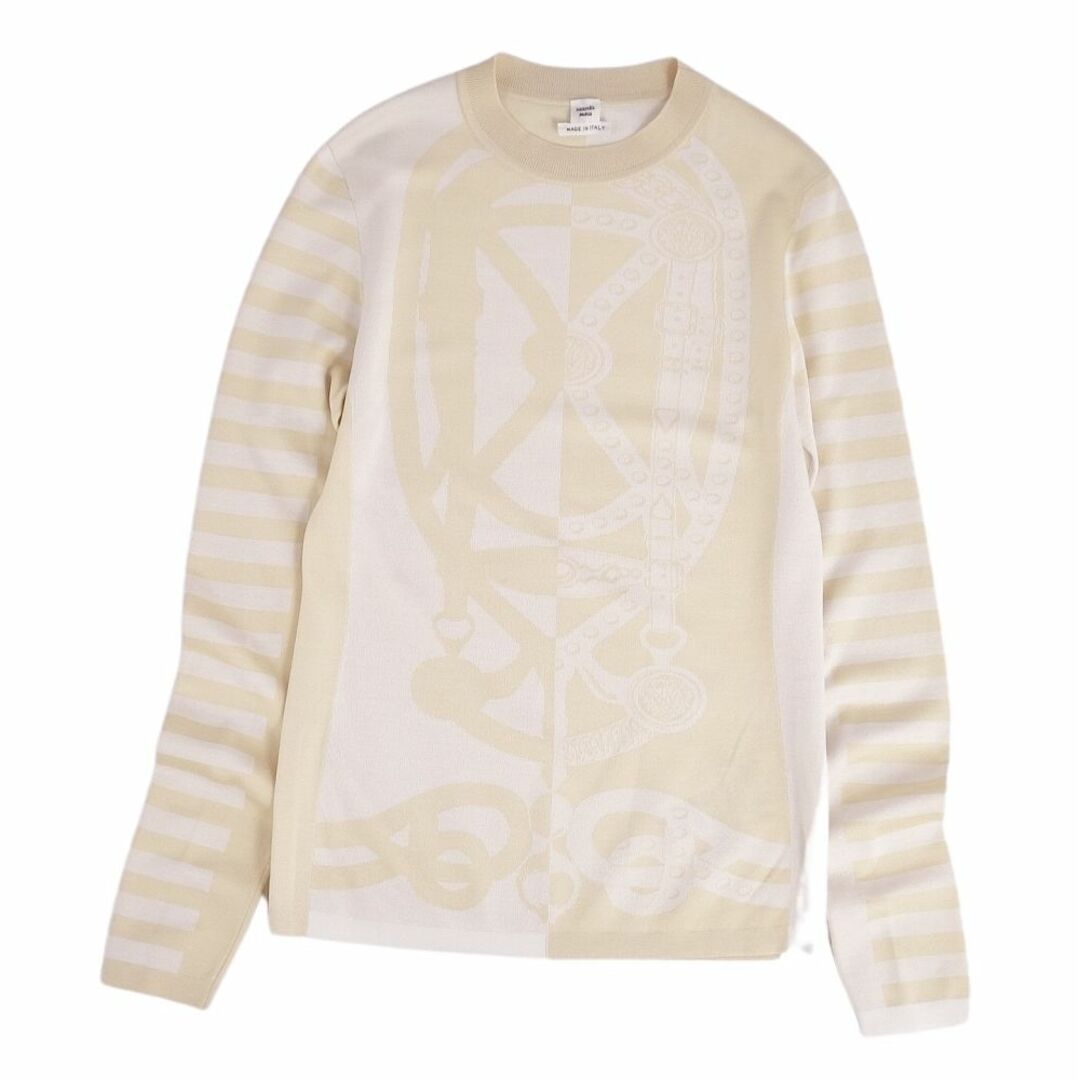 極美品 エルメス HERMES ニット 22SS セーター Grand Tralala ロングスリーブ トップス レディース イタリア製 36(S相当) イエロー/ホワイト | フリマアプリ ラクマ 極美品 エルメス HERMES ニット 22SS セーター Grand Tralala ロングスリーブ トップス レディース イタリア製 36(S相当) イエロー/ホワイト | フリマアプリ ラクマ
