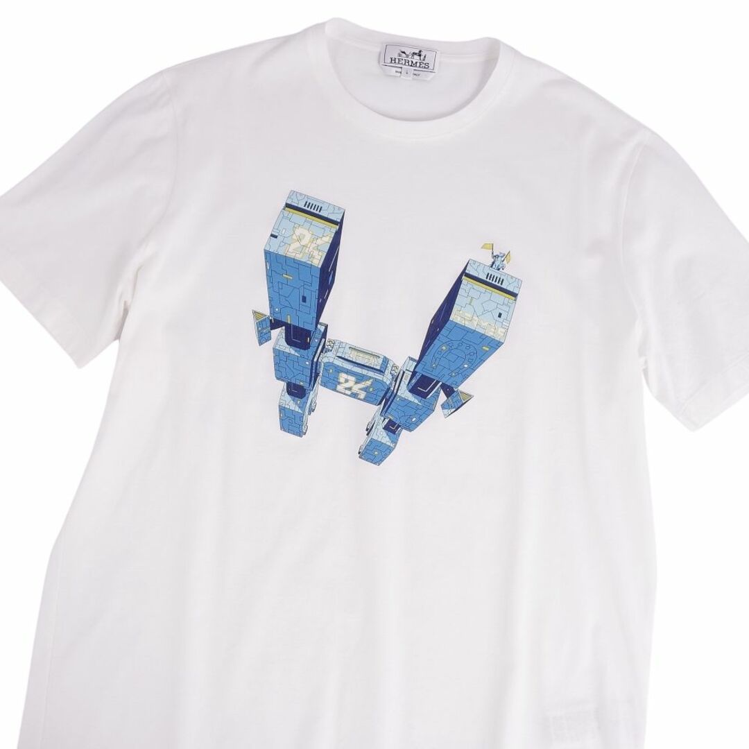 エルメス IMPRIME HERMES ODYSEE  XL宇宙船HロゴTシャツ