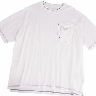 【希少】PRADA プラダ Tシャツ 2020年 トライアングルプレート