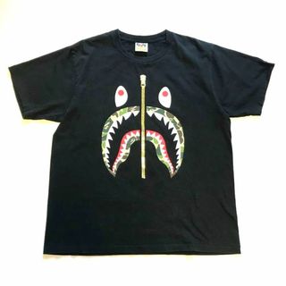 アベイシングエイプ(A BATHING APE)のA BATHING APE エイプ ABC CAMO SHARK Tシャツ L(Tシャツ/カットソー(半袖/袖なし))