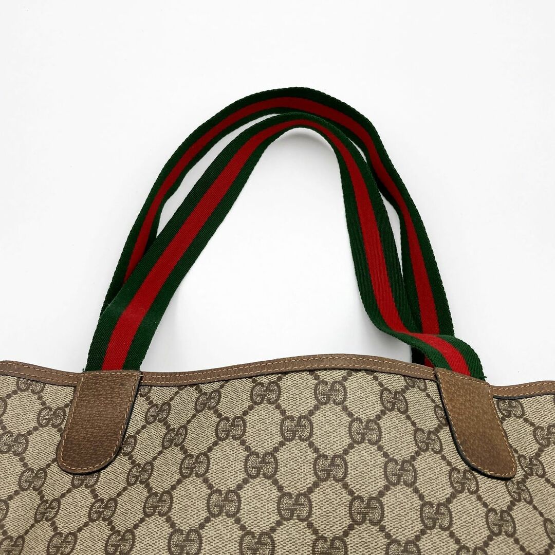Gucci - GUCCI グッチ オールドグッチ シェリーライン トートバッグ