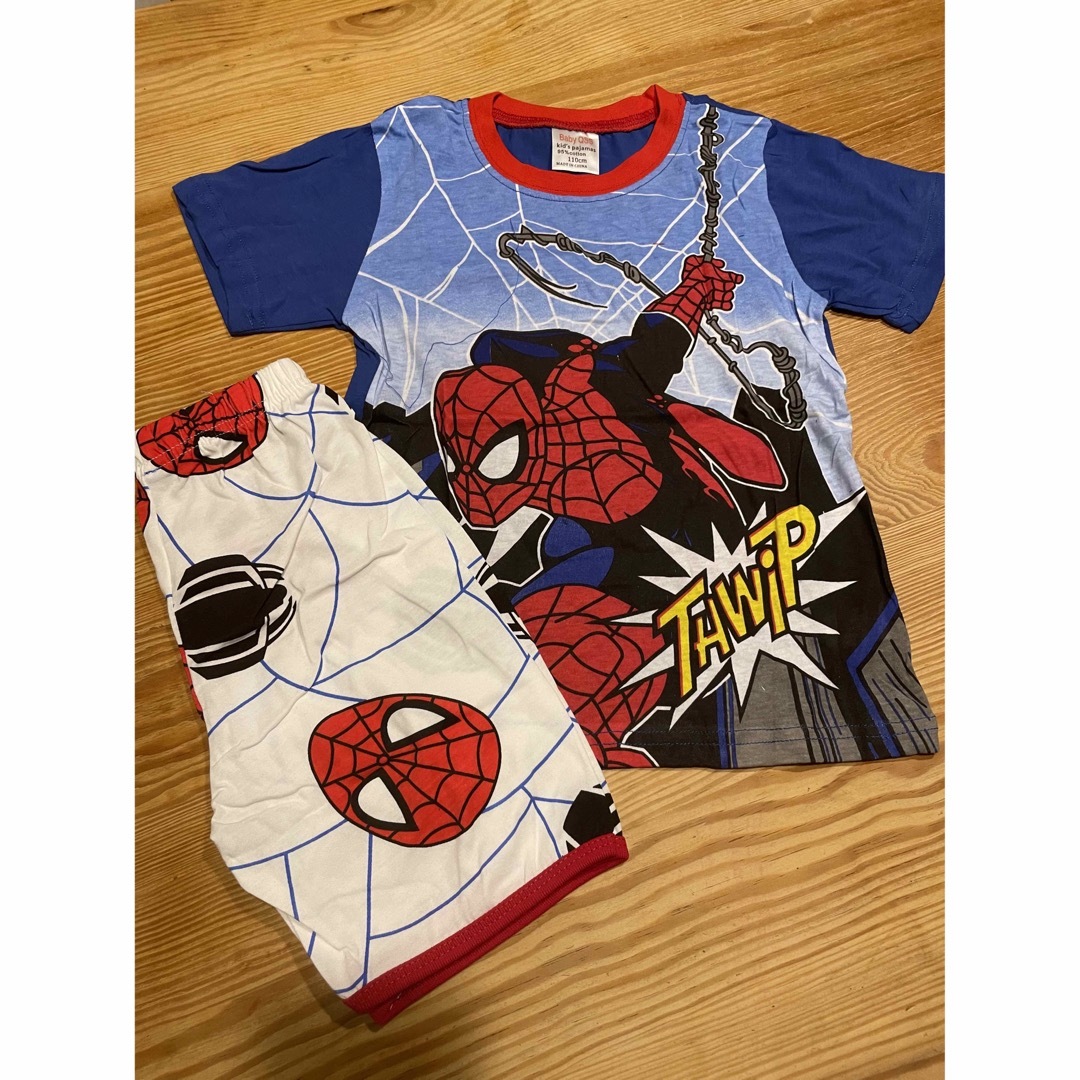 1年保証』 新品未使用 スパイダーマン 半袖パジャマ♡110サイズ