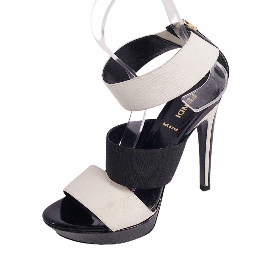 FENDI - フェンディ FENDI サンダル アンクルストラップ キャンバス