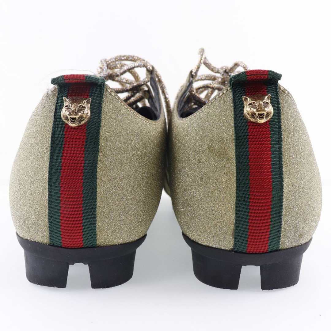 Gucci - 【GUCCI】グッチ シェリーライン キャットヘッド グリッター