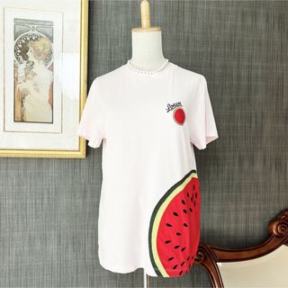 ロエベ　LOEWE Tシャツ　レディース　トップス　半袖　美品　花柄　M