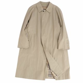 バーバリー(BURBERRY)の美品 バーバリー ロンドン BURBERRY LONDON コート ライナー付き ステンカラーコート バルマカーンコート コットン100％ アウター メンズ 96-180-7(L相当) ベージュカーキ(ステンカラーコート)