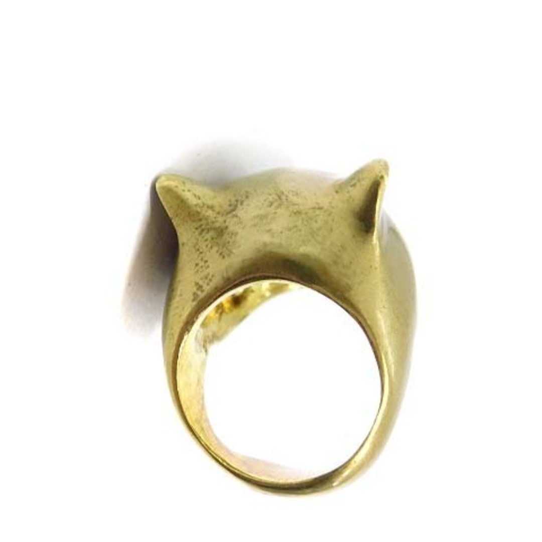 other(アザー)のスウェード FELIS LIGHT RING GOLD GREEN リング 指輪 レディースのアクセサリー(リング(指輪))の商品写真