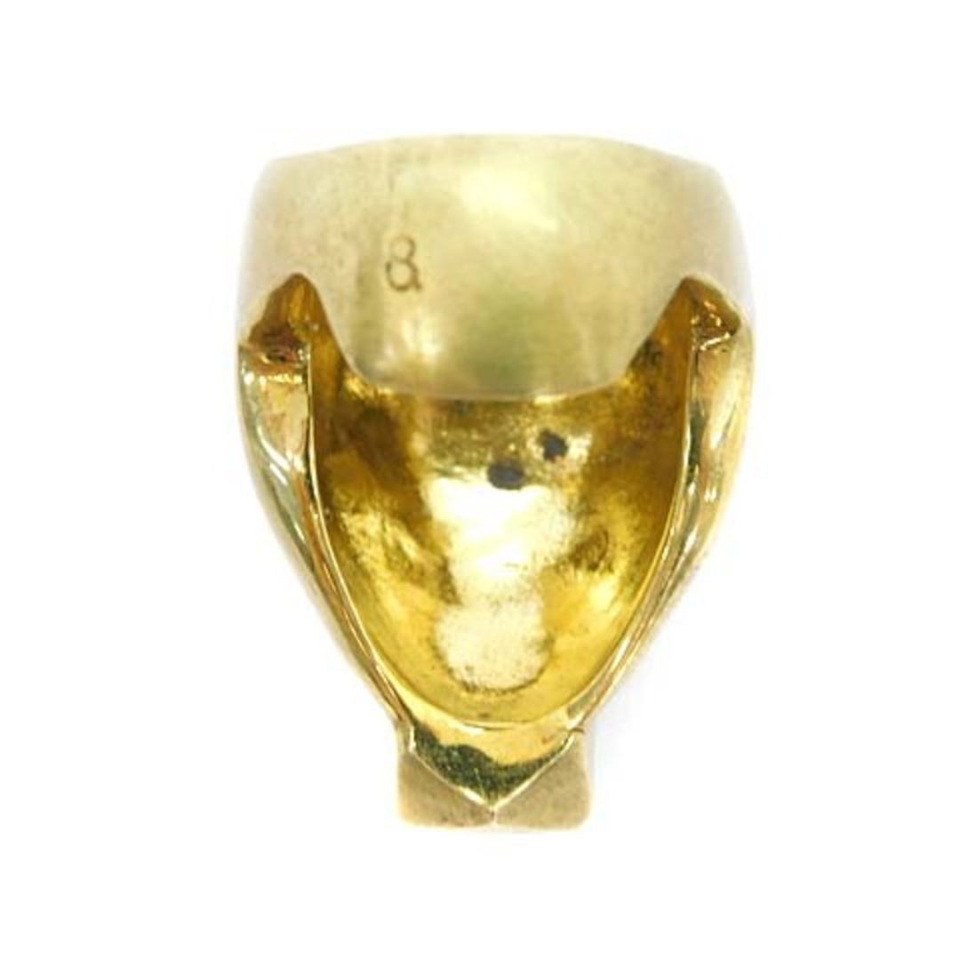 other(アザー)のスウェード FELIS LIGHT RING GOLD GREEN リング 指輪 レディースのアクセサリー(リング(指輪))の商品写真