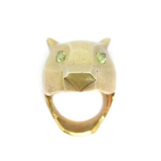 アザー(other)のスウェード FELIS LIGHT RING GOLD GREEN リング 指輪(リング(指輪))