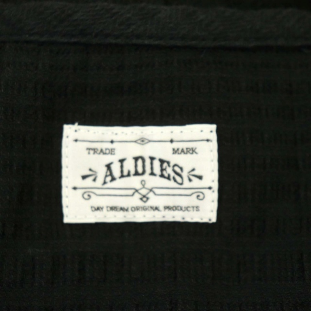 aldies(アールディーズ)のアールディーズ クルーネックカットソー Tシャツ 半袖 マーク刺繍 S 黒 レディースのトップス(Tシャツ(半袖/袖なし))の商品写真