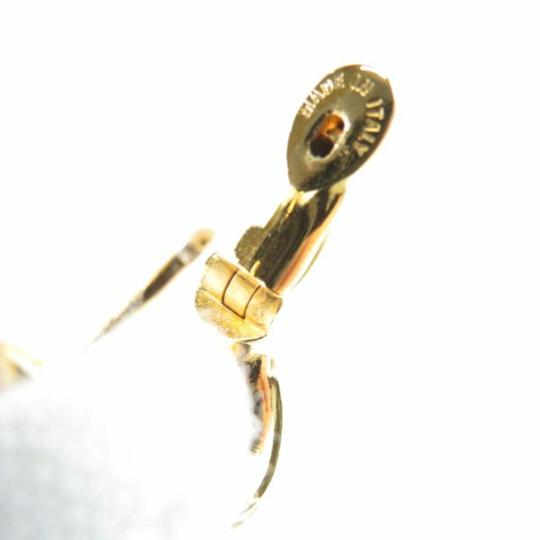 Balenciaga(バレンシアガ)の美品 BALENCIAGA バレンシアガ フープピアス 1点 ゴールド 横1.6cm x 縦2cm x 厚さ0.4cm 真鍮 100％ XXS Loop ループ 金 イヤリング 小物 レディース AU1746W2  レディースのアクセサリー(ピアス)の商品写真