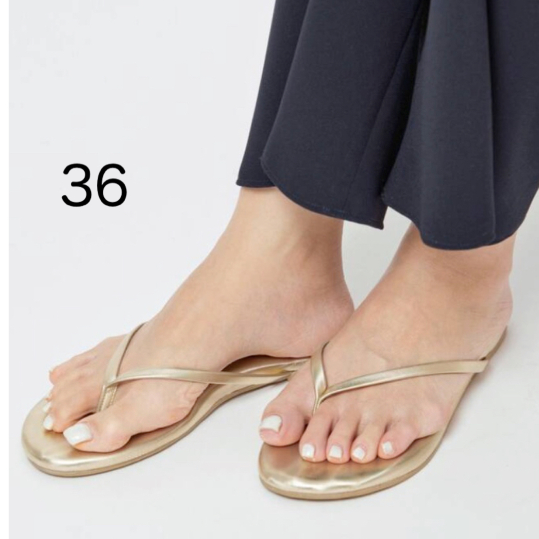 AP STUDIO(エーピーストゥディオ)の【AP STUDIO】Solei Sea/ソレイ シー　GOLD sandal レディースの靴/シューズ(サンダル)の商品写真