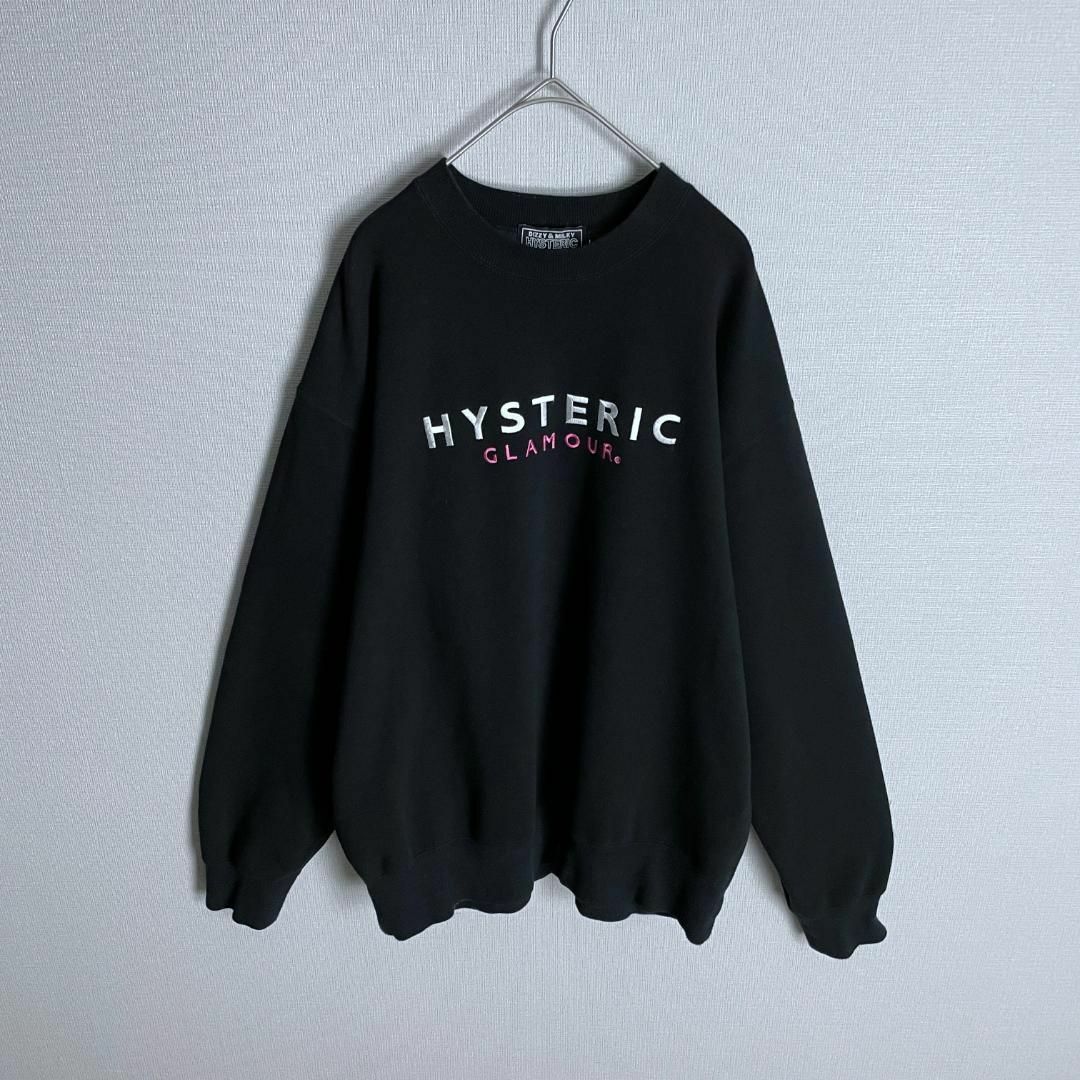 【美品☆肌触り最高☆Lサイズ】ヒステリックグラマー 刺繍ロゴ スウェット