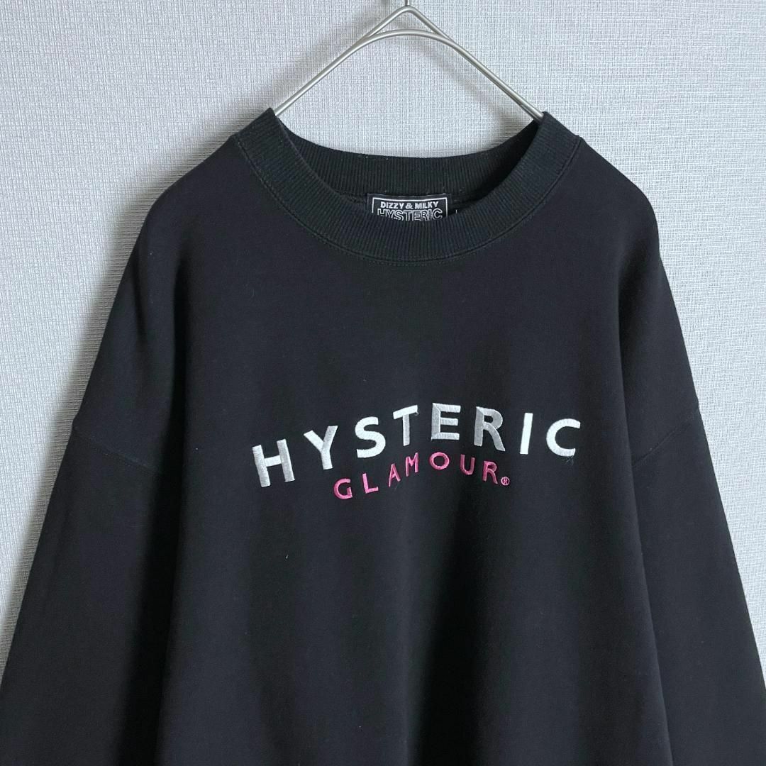 【美品☆肌触り最高☆Lサイズ】ヒステリックグラマー 刺繍ロゴ スウェット