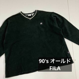 品質保証HOT FILA - 90sオールドフィラ☆刺繍センターロゴ スウェット