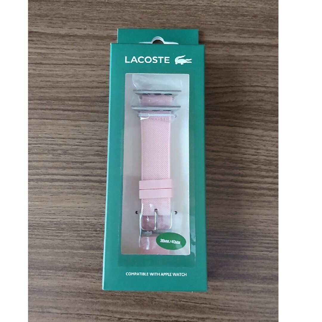 LACOSTE(ラコステ)の☆新品　LACOSTE　アップルウォッチ専用ベルト　2050007 スマホ/家電/カメラのスマホアクセサリー(その他)の商品写真