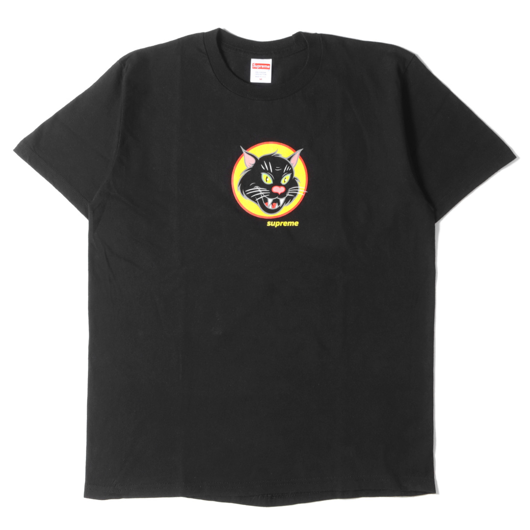 Supreme シュプリーム Tシャツ サイズ:M 20SS ブラックキャット グラフィック プリント クルーネック 半袖 Black Cat Tee ブラック 黒トップス カットソー カジュアル ブランド ストリート【メンズ】Tシャツ/カットソー(半袖/袖なし)