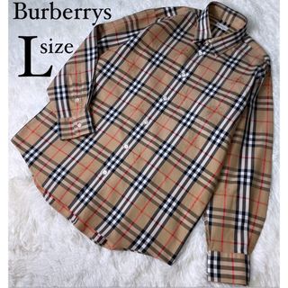 誠実 【極美品】バーバリー❣️オープンシャツ M ノバチェック