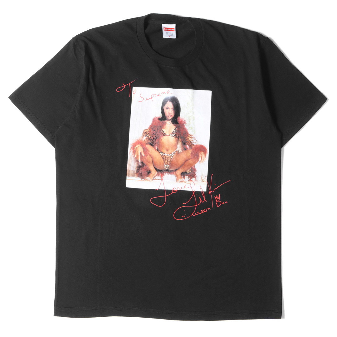 Supreme シュプリーム Tシャツ サイズ:M 22SS Lil Kim リル・キム フォト Lil Kim Tee プリント クルーネック 半袖 ブラック 黒 トップス カットソー カジュアル ブランド ストリート【メンズ】【美品】