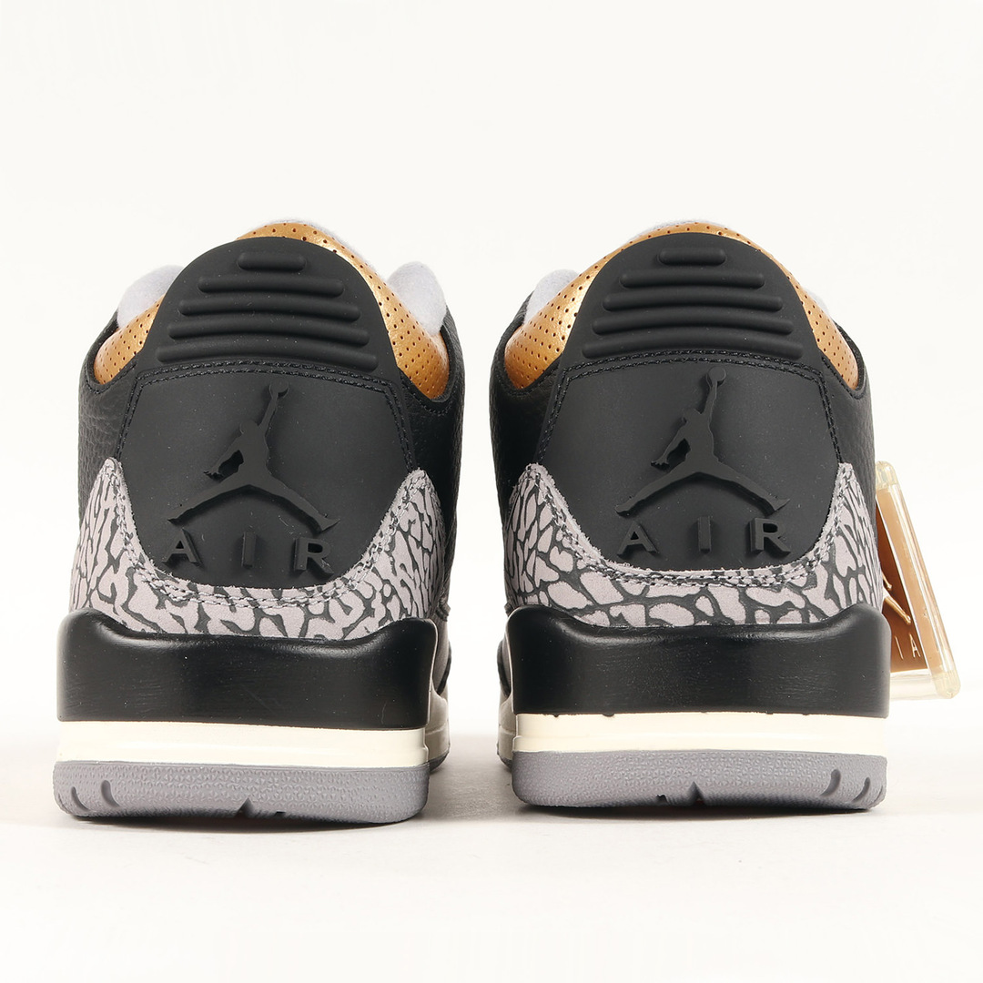 NIKE ナイキ スニーカー サイズ:27.5cm WMNS AIR JORDAN 3 RETRO BLACK GOLD CK9246-067 ブラック ファイアレッド メタリックゴールド WMNS US10.5 シューズ 靴 ブランド【メンズ】【K3785】