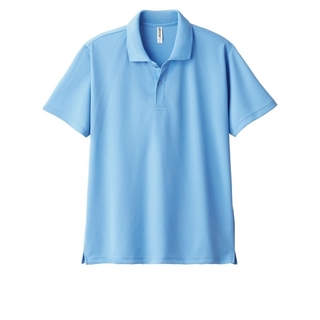 GLIMMER グリマー　半袖ポロシャツ　ライトブルー　L(ポロシャツ)