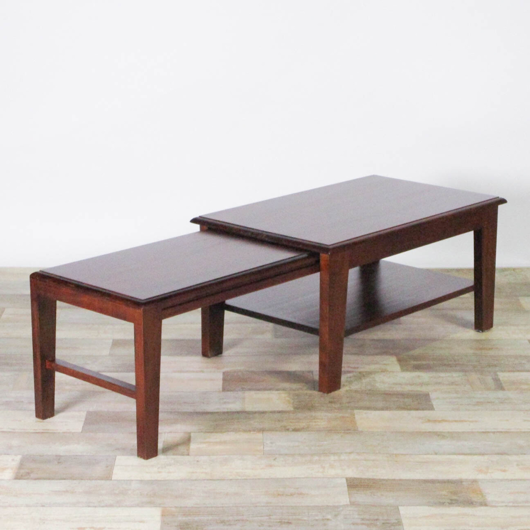 ② 新品 アジアン テーブル ローテーブル ちゃぶ台 センター 拡張 座卓