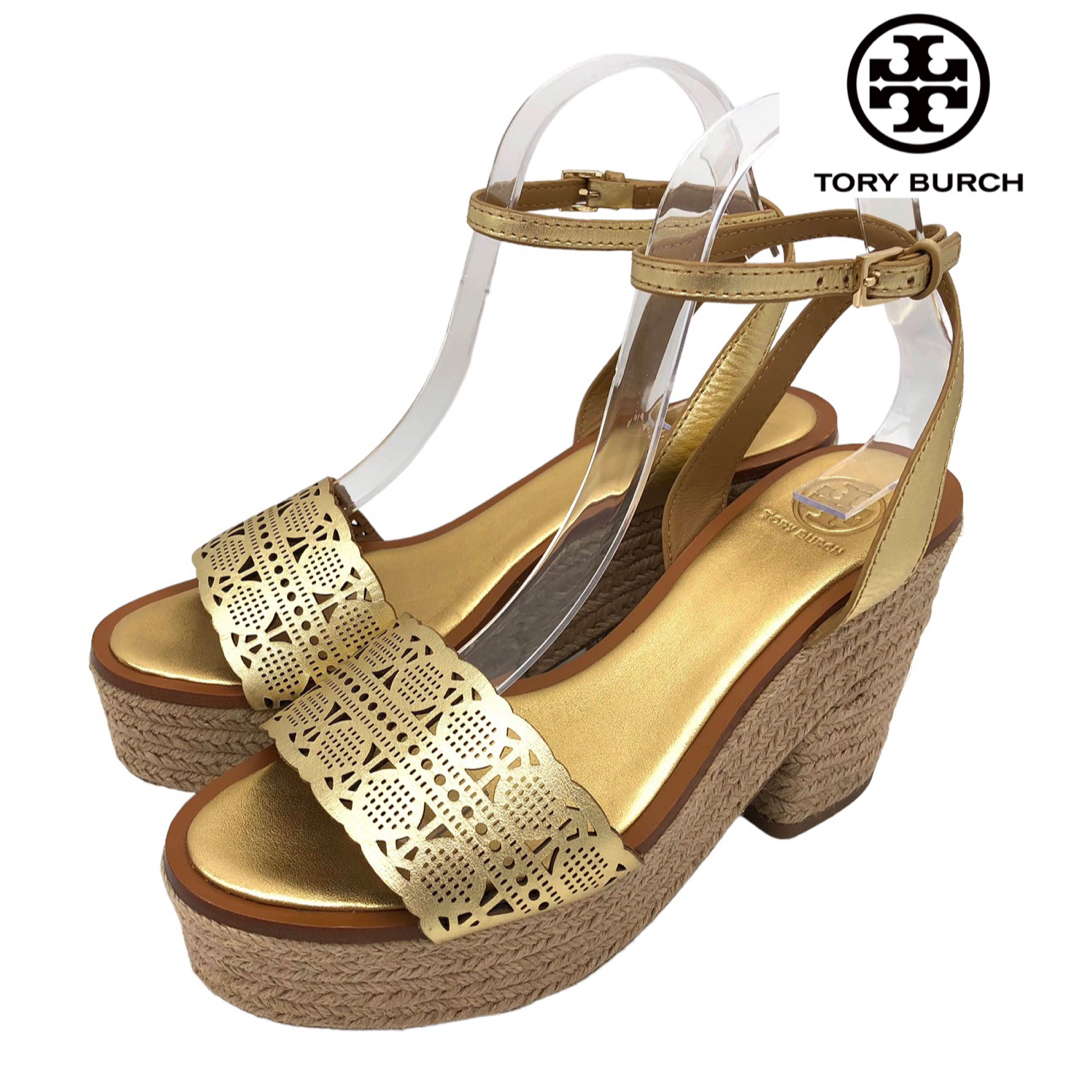 〈極美品〉TORY BURCH トリーバーチ【25】厚底 ストラップ サンダル