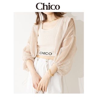 who's who Chico - Chico メッシュ裾ドロストパーカー チコの通販 by ...