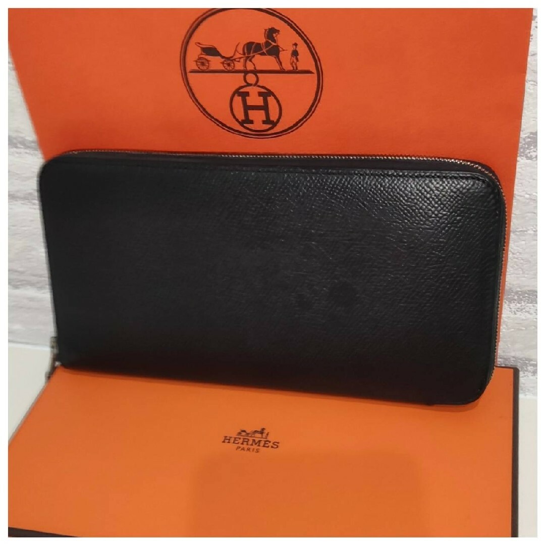 HERMES ヴォーエプソン アザップ シルクイン 長財布