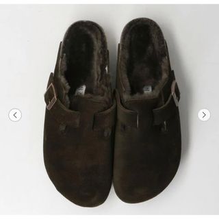 ビルケンシュトック(BIRKENSTOCK)のビルケンシュトックBOSTON FURボストンシアリング　サンダル41ボストン(サンダル)