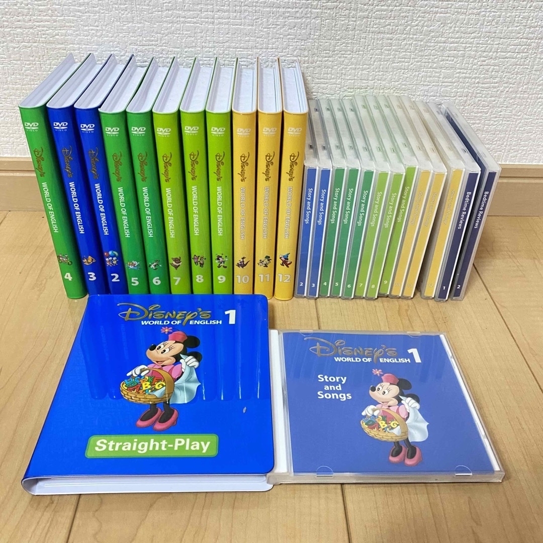 ストレートプレイ 新子役DVD12枚 DWEディズニー英語システムワールド