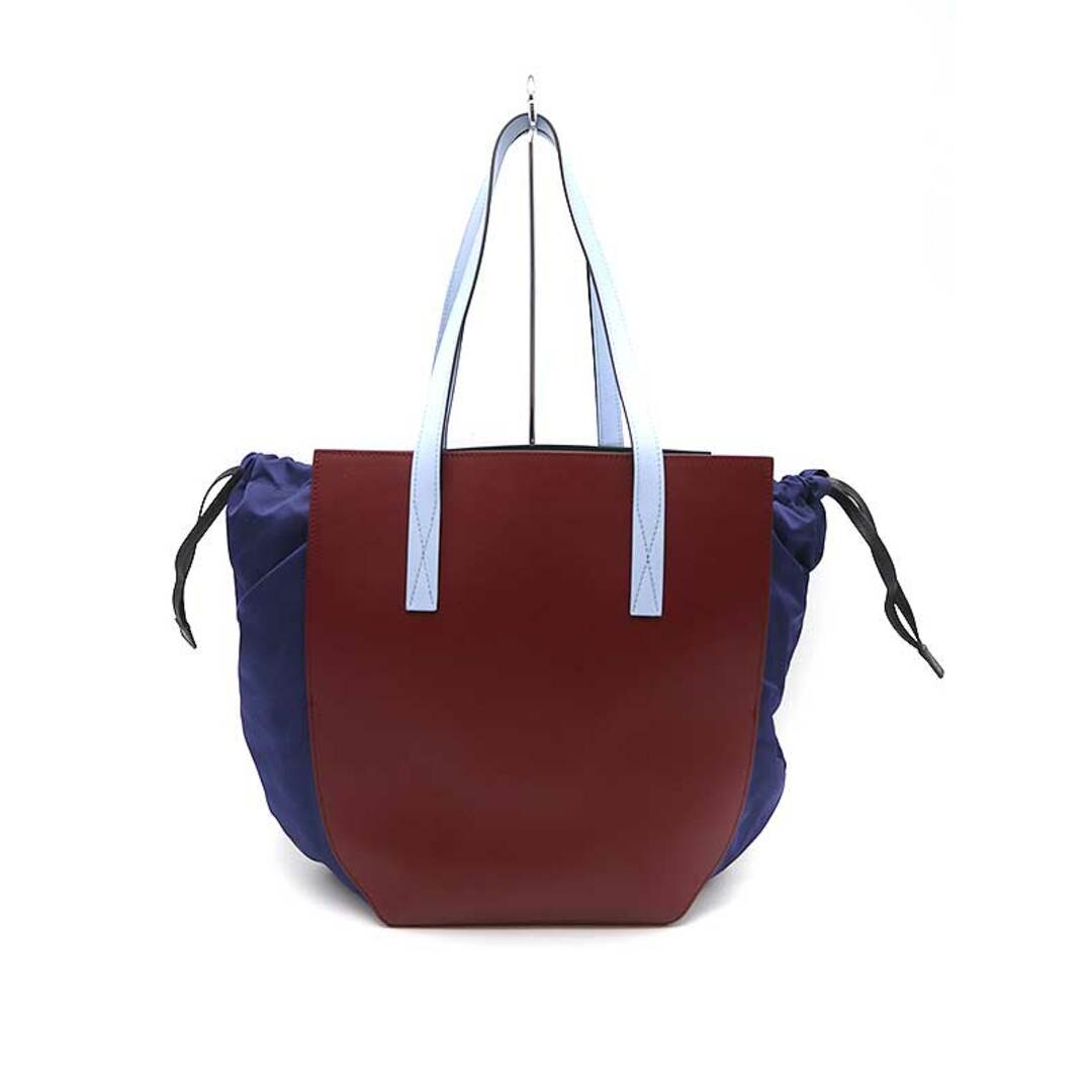 Marni - マルニ 19AW GUSSET レザーナイロンコンビトートバッグ