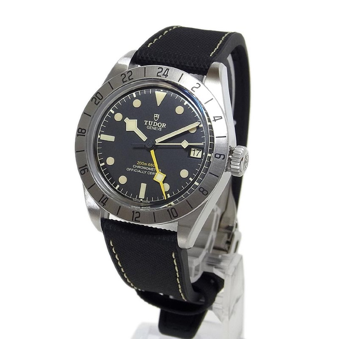 チューダー/チュードル TUDOR ブラックベイ プロ GMT 79470-0003 ブラック SS/純正バックル・ラバーライニングストラップ 自動巻き メンズ 腕時計