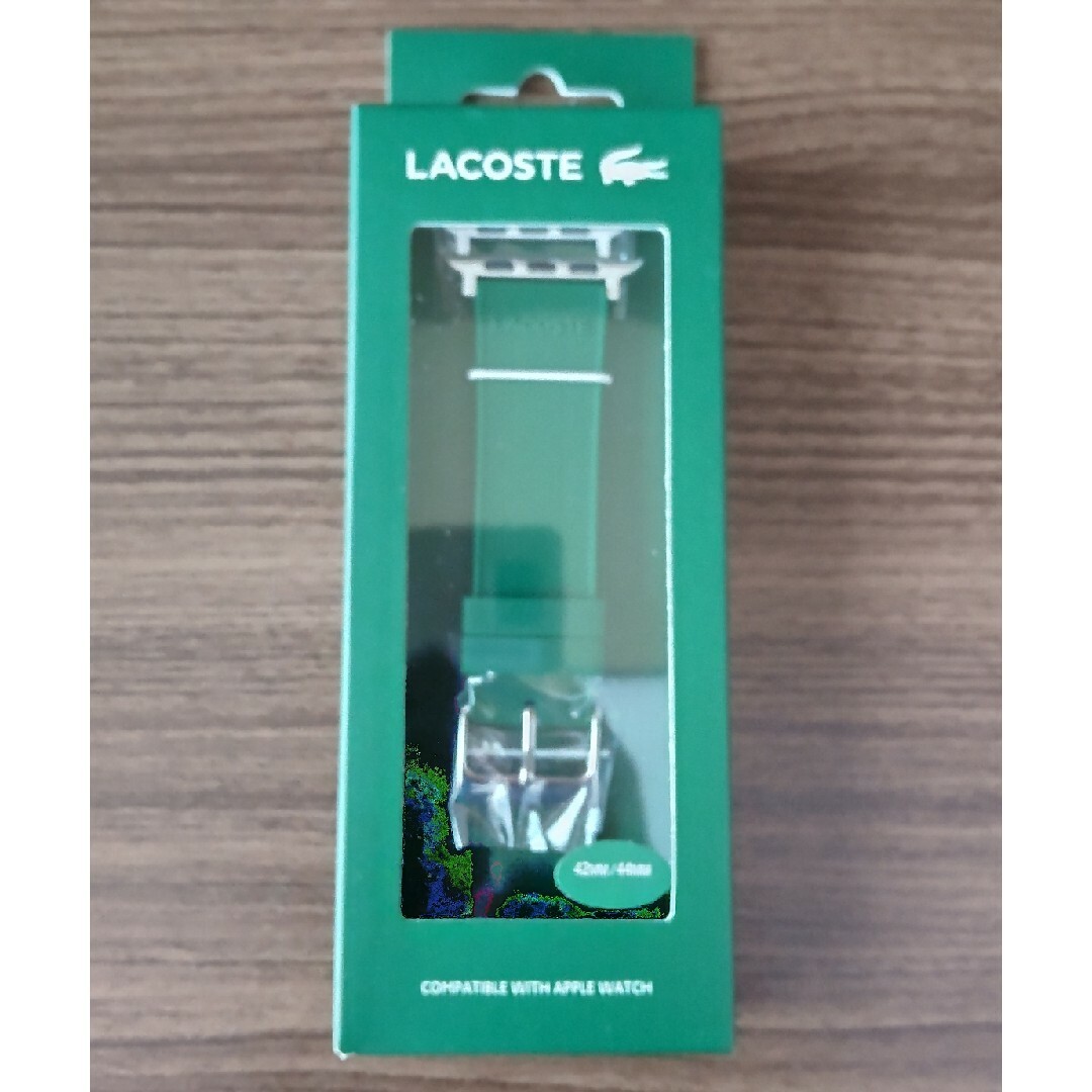 LACOSTE(ラコステ)の☆新品　LACOSTE　アップルウォッチ専用ベルト　2050011 スマホ/家電/カメラのスマホアクセサリー(その他)の商品写真